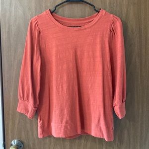 Loft small orange/salmon sweater